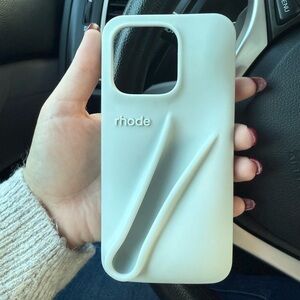 RHODE Gray Phone Case iPhone 16 Pro